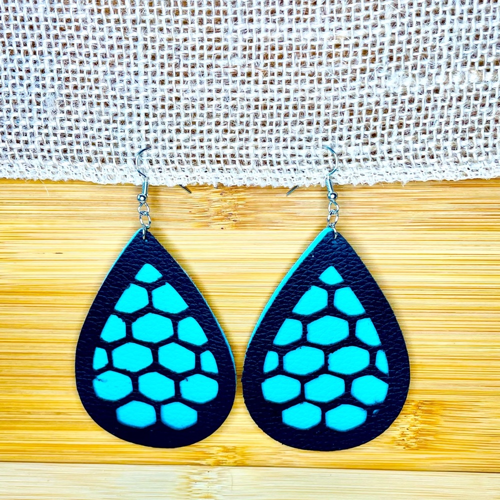 2 layered earrings